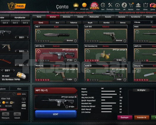 48 LEVEL +7 Lİ ZULA HESABI