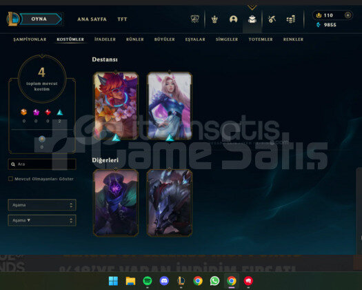 ELLE KASILMIŞ / 10 BİN MAVİ ÖZ / GOLD HESAP