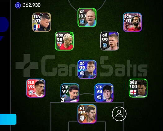 pes Mobile hesap satışı