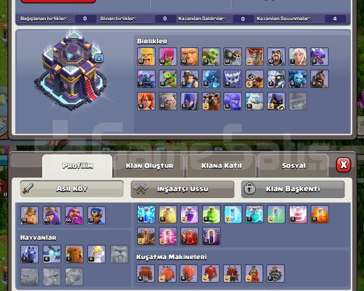 COC 14 MAX TAN GEÇMİŞ TEMİZ HESAP