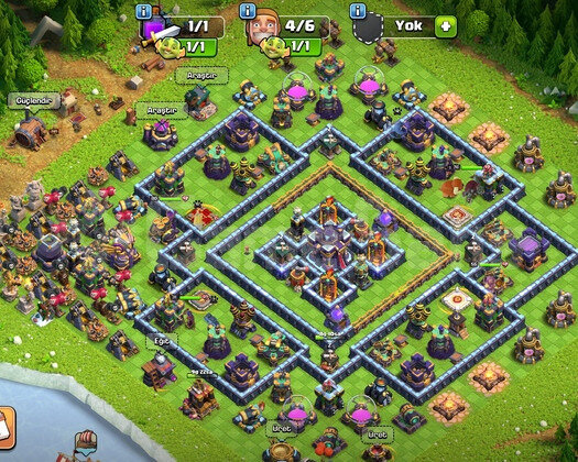 COC 14 MAX TAN GEÇMİŞ TEMİZ HESAP