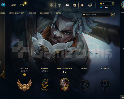 TR Gold 4 | 9 Kostüm - 35 Hero | LoL Hesap