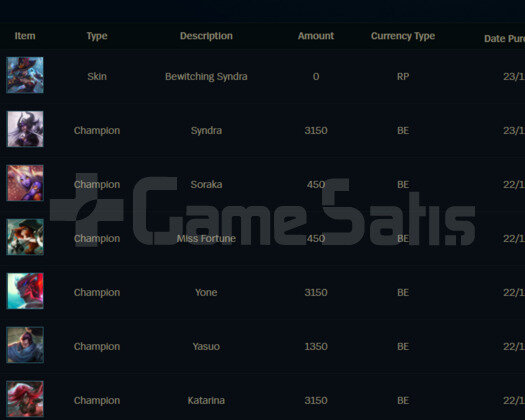 EUW 1 WİN İLE P1-E4 MMR GOLD4 80LP ACC 24K M.Ö!!