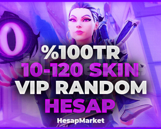 VALORANT 100 TR 10-120 SKIN VİP RANDOM HESAP