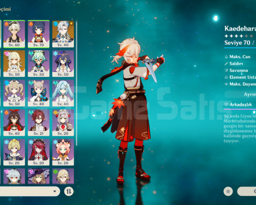 Rank 51 7x5 Neu Kazuha Xiao lyney
