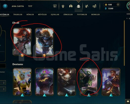 53lvl LOL HESAP