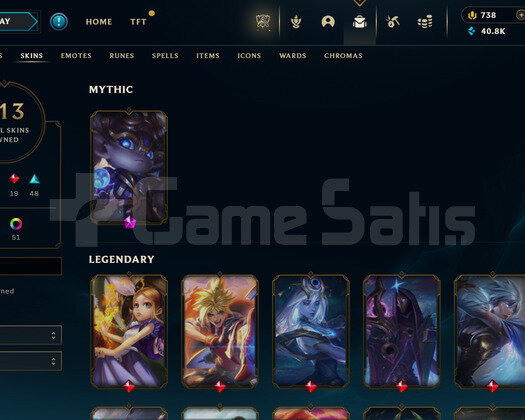 EUW 314 LEVEL - 116 HERO 113 KOSTÜM HANDMADE