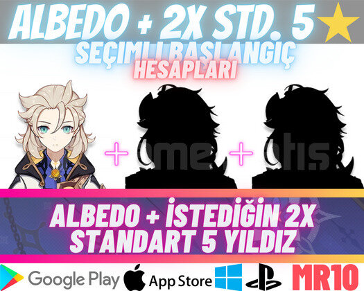 EU | MR10 Albedo + 2x Seçimli STD 5 Yıldız