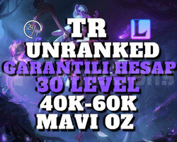 TR GARANTİLİ 40K-60K 30 LEVEL UNRANKED