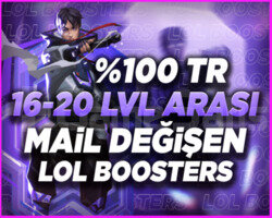 TR UNRANKED MAİL 16-20 LVL HESAPLAR