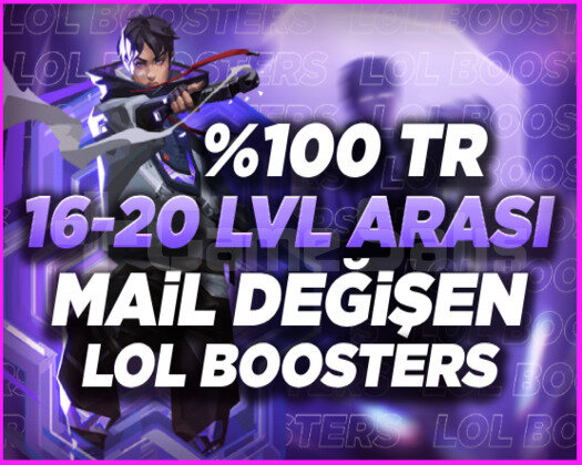 TR UNRANKED MAİL 16-20 LVL HESAPLAR