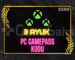 3 AYLIK PC GAMEPASS KODU
