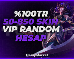 100 TR 50-850 SKIN VİP RANDOM HESAP
