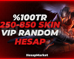 100 TR 250-850 SKIN VİP RANDOM HESAP