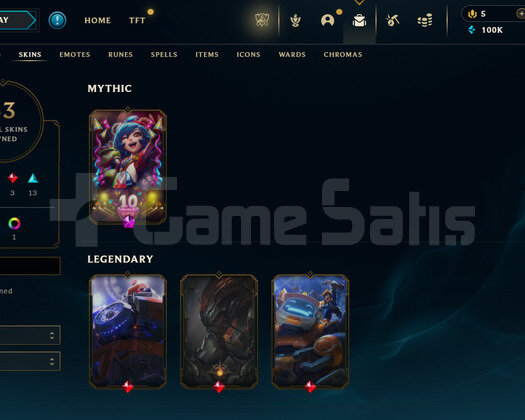 EUW 171 LEVEL-126 HERO 53 KOSTÜM HANDMADE HESAP
