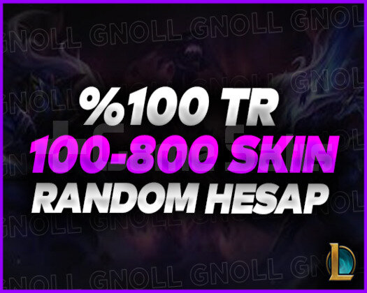 +3000 SATIŞ / KESİN TR 100-800 SKİN ViP RANDOM -