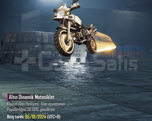 30K POP ALTIN DİNAMO MOTOSİKLET/ ANINDA TESLİM