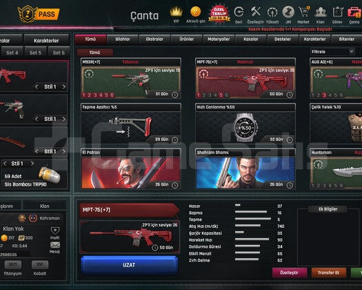 67 LEVEL ZULA HESABI / ANINDA TESLİM