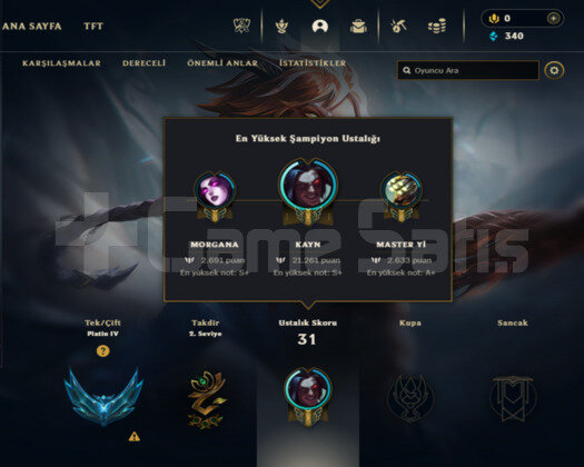 Temiz Hesap Kayn Main
