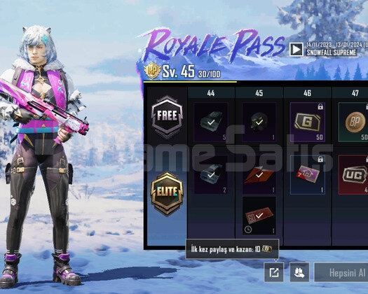 Mg 3 lvl royelpass açık hesap