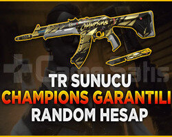 TR BÖLGE -  CHAMPİONS SKİN GARANTİ - VİP RANDOM -