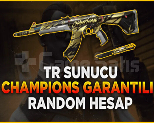 TR BÖLGE -  CHAMPİONS SKİN GARANTİ - VİP RANDOM -
