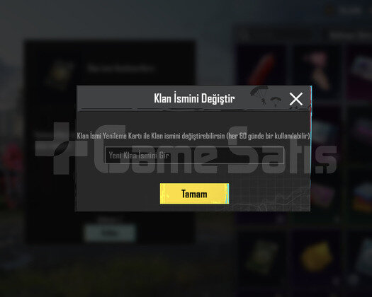 10 SV PUBG KLAN İSİM DEĞİŞTİRME AKTİF
