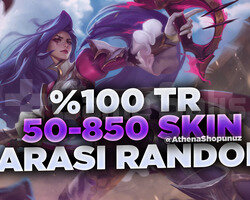100 TR LOL 50-850 SKİN DOPDOLU KALİTELİ