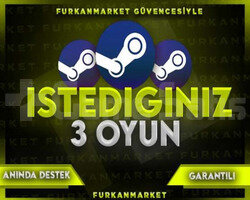 İSTEDİĞİNİZ 3 OYUN SINIRSIZ DESTEK/GARANTİLİ