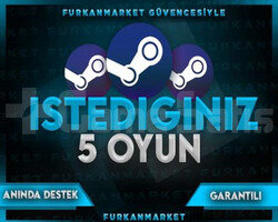 İSTEDİĞİNİZ 5 OYUN SINIRSIZ DESTEK/GARANTİLİ