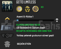 3 MADALYA | CSGO PRIME | GUVEN FAKTORU YESIL