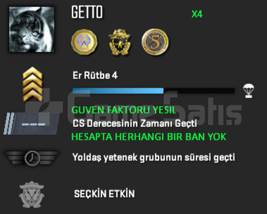 3 MADALYA | CSGO PRIME | GUVEN FAKTORU YESIL