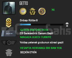 3 MADALYA | CSGO PRIME | MAGAZA TR YESIL FAKTOR