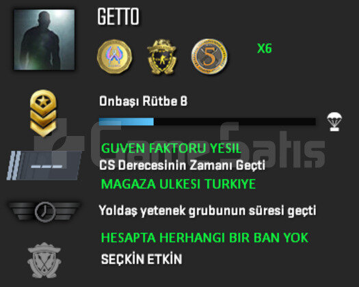 3 MADALYA | CSGO PRIME | MAGAZA TR YESIL FAKTOR