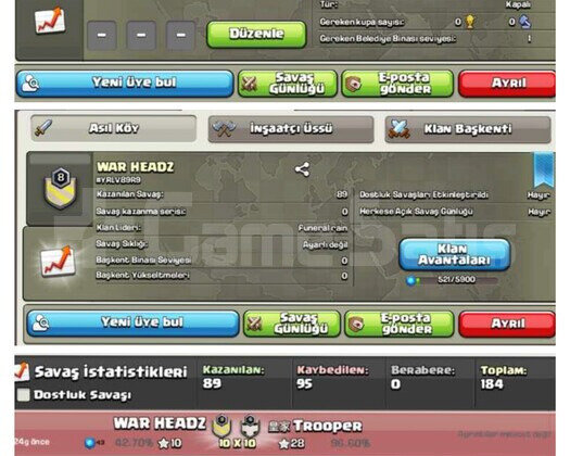 War Headz 8 sv dengeli günlük