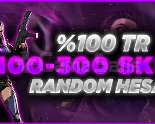 100-300SKİN TR SERVER GARANTİLİ ULTRA VİP RANDOM