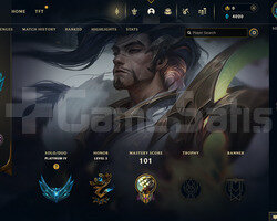 EUW Plat 4 | 10 Kostüm - 44 Hero | LoL Hesap