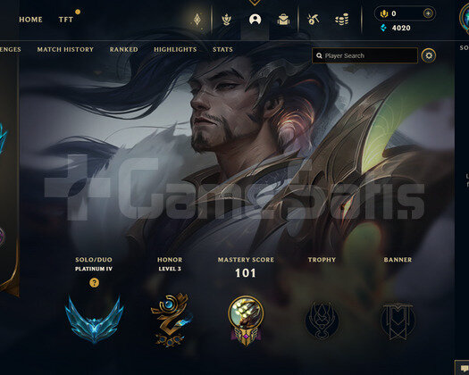 EUW Plat 4 | 10 Kostüm - 44 Hero | LoL Hesap
