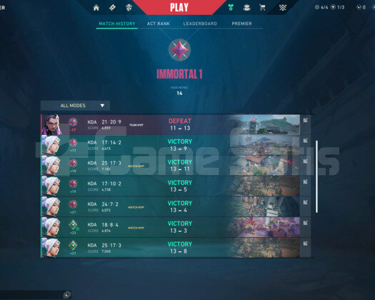 İmmortal 1 - 15 Temiz Güvenilir 25 Level Fresh ACC