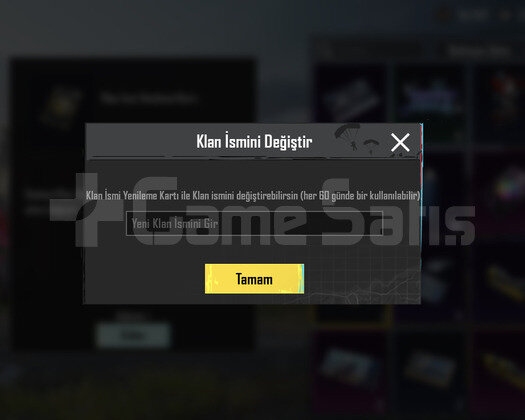 10 SV PUBG KLAN İSİM DEĞİŞTİRME AKTİF