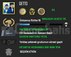 PREMIER ACIK | CSGO PRIME | MAGAZA TR YESIL FAKTOR
