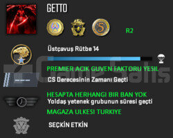 PREMIER ACIK | CSGO PRIME | MAGAZA TR YESIL FAKTOR