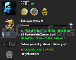 PREMIER ACIK | CSGO PRIME | MAGAZA TR YESIL FAKTOR