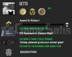 3 MADALYA | CSGO PRIME | GUVEN FAKTORU YESIL