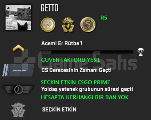 3 MADALYA | CSGO PRIME | GUVEN FAKTORU YESIL