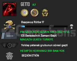 PREMIER ACIK | CSGO PRIME | MAGAZA TR YESIL FAKTOR