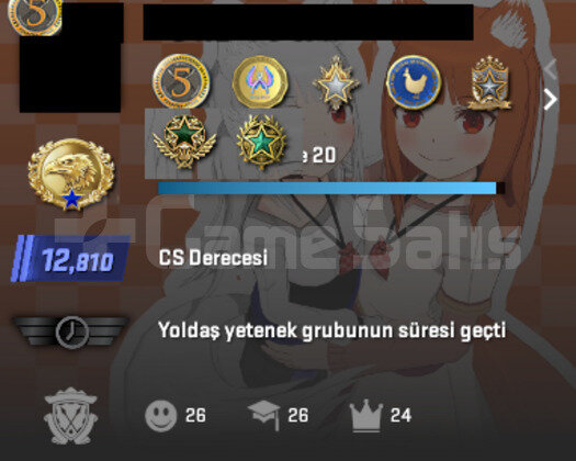 9 MADALYALI & 725 TL STEAM OYUNLARI & FACEITSIZ &