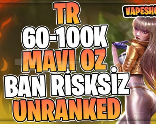 BAN YOK! TR +60K MAVİ ÖZ 30 LVL UNRANKED