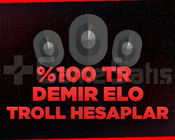 TR DEMİR ELO GARANTİLİ RANDOM HESAPLAR