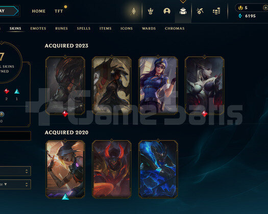 TR Unranked | 7 Kostüm - 44 Hero | LoL Hesap
